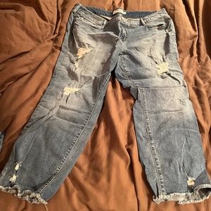 Torrid Size 22 distressed jeans